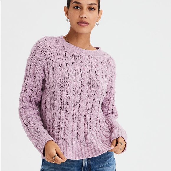 American Eagle Cable Knit Sweater Sale 